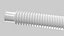 Hog Oval Corrugated Hose White PBR
