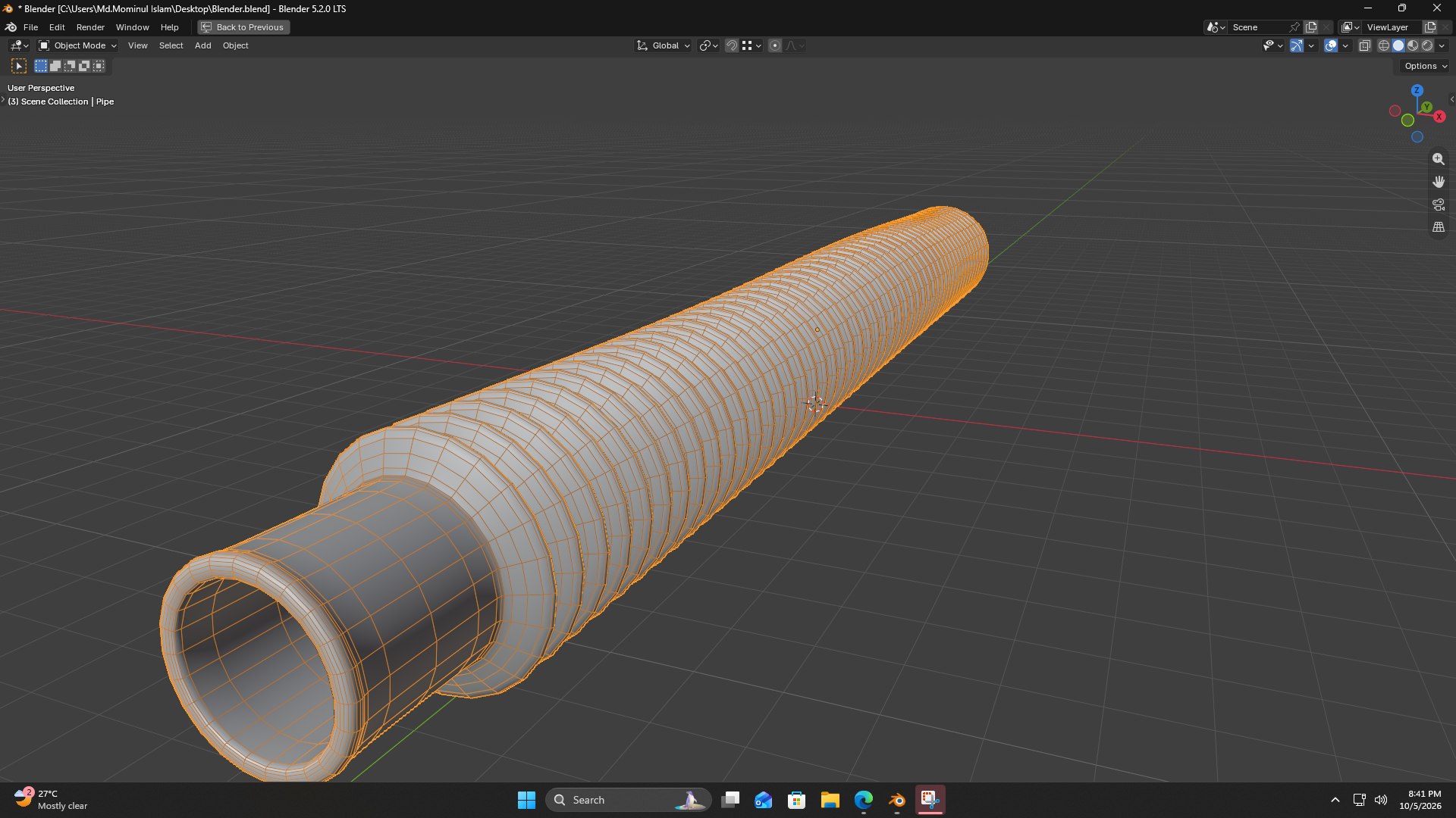 3D model Hog Oval Corrugated Hose White PBR https://p.turbosquid.com/ts-thumb/4r/523Eem/6E/screenshot20261005204109/png/1791212232/1920x1080/fit_q87/a0a6274d1cd144aaa33a8042ecd888953c643483/screenshot20261005204109.jpg