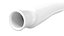 Hog Oval Corrugated Hose White PBR