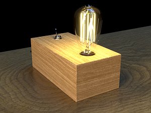 Edison lamp 3D model