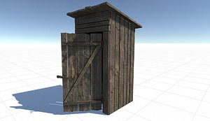 3d model outhouse