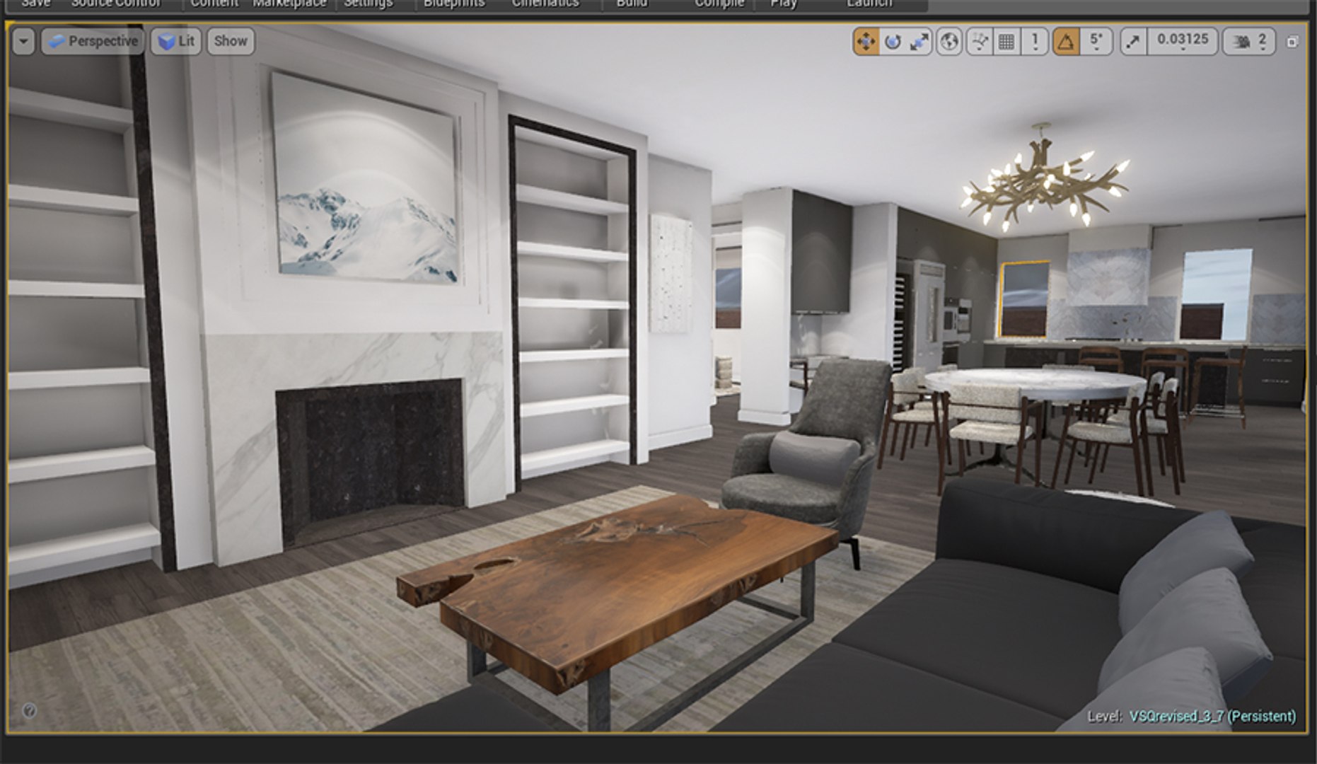 3d Model Of Ready Vr Penthouse City Scene - High-End Penthouse Rentals With Vr Equipment