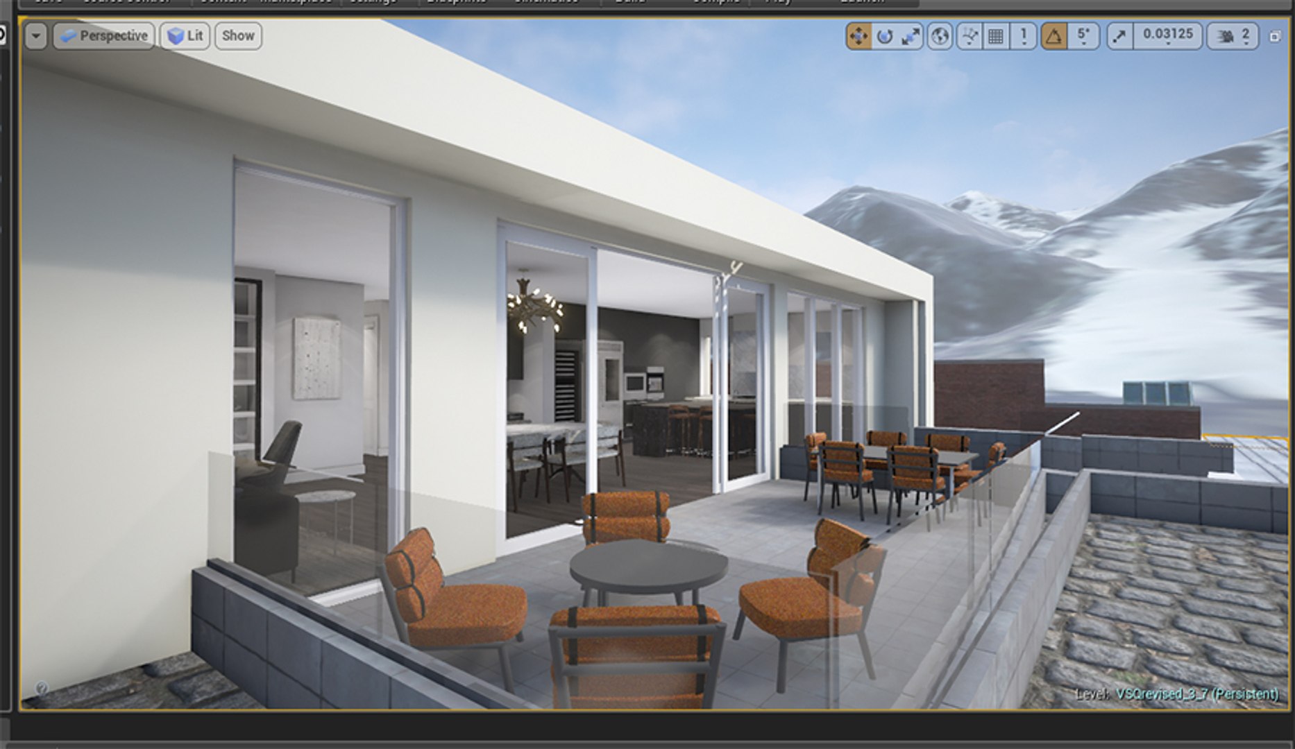 3d Model Of Ready Vr Penthouse City Scene - High-End Penthouse Rentals With Vr Equipment