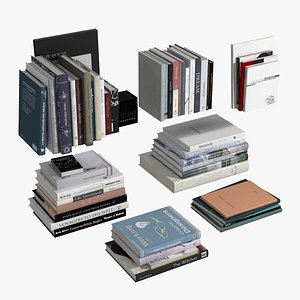 3d realistic books