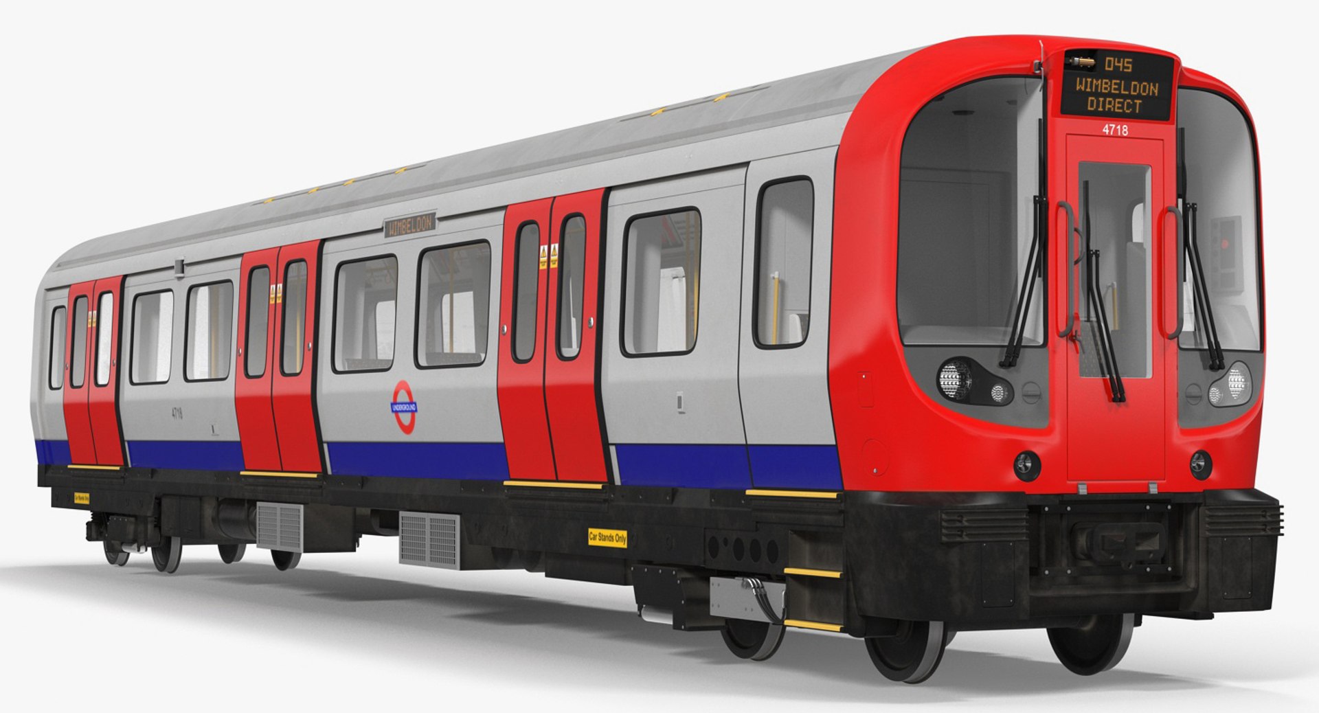 Subway Trains Collection 2 3D model preview