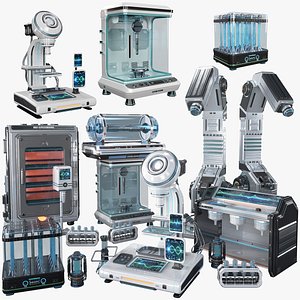 3D Sci-Fi Medical Props