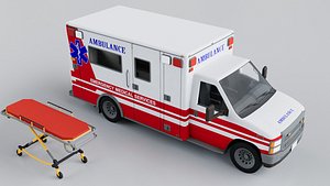 Ambulance Box Truck Vehicle
