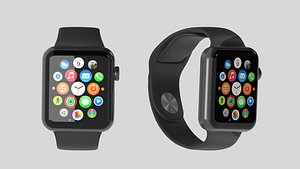 3D apple watch model