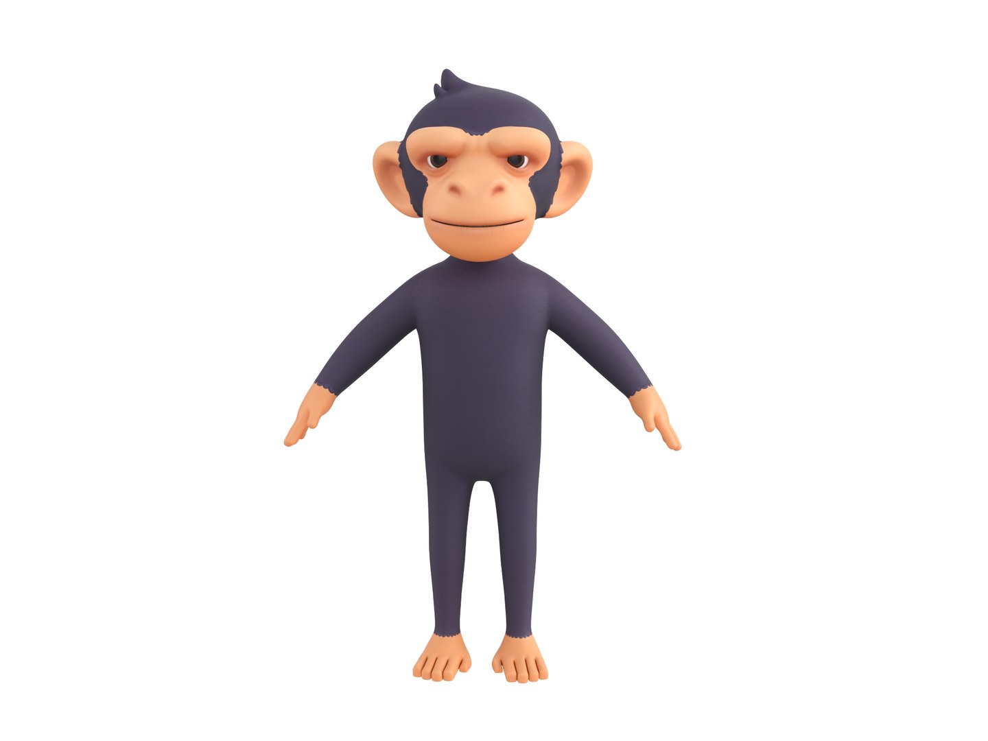 Character109 Chimpanzee 3D Model - TurboSquid 1724053