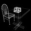 Table and chair