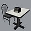 Table and chair