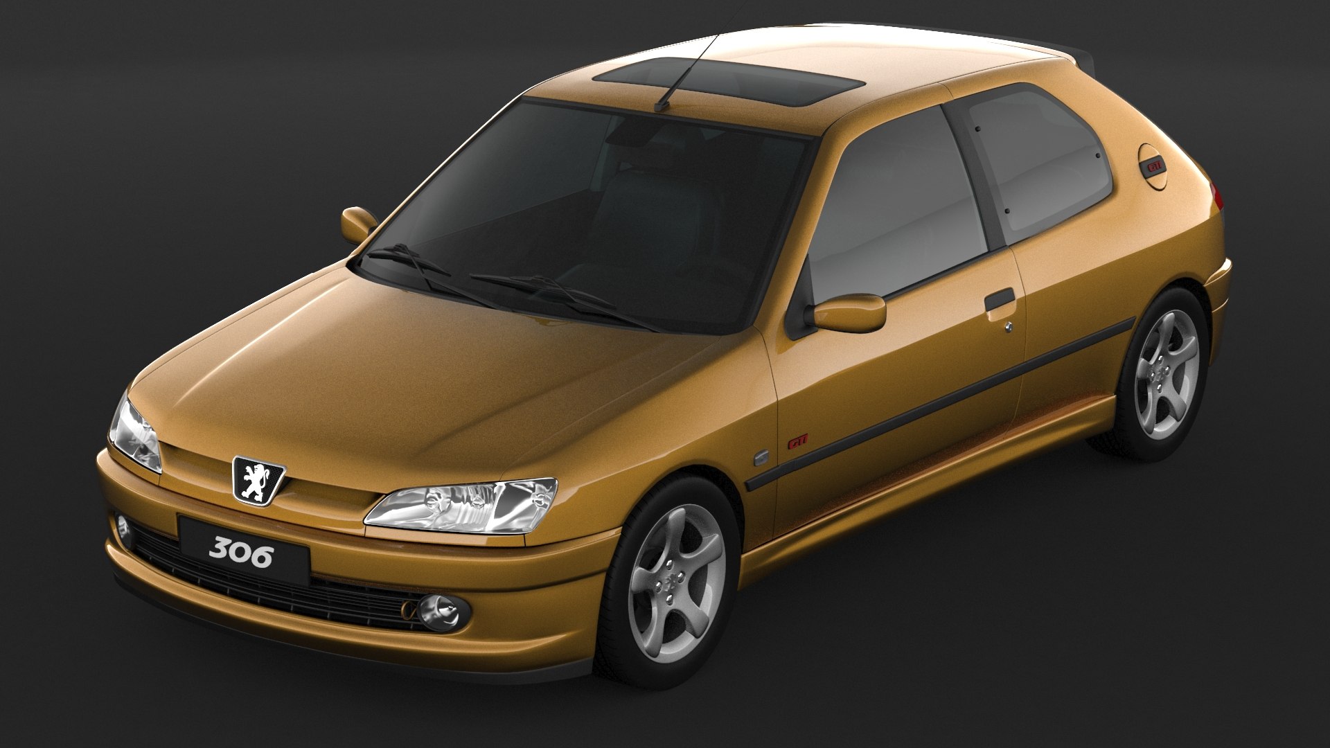 modèle 3D de Peugeot 306 - TurboSquid 518982