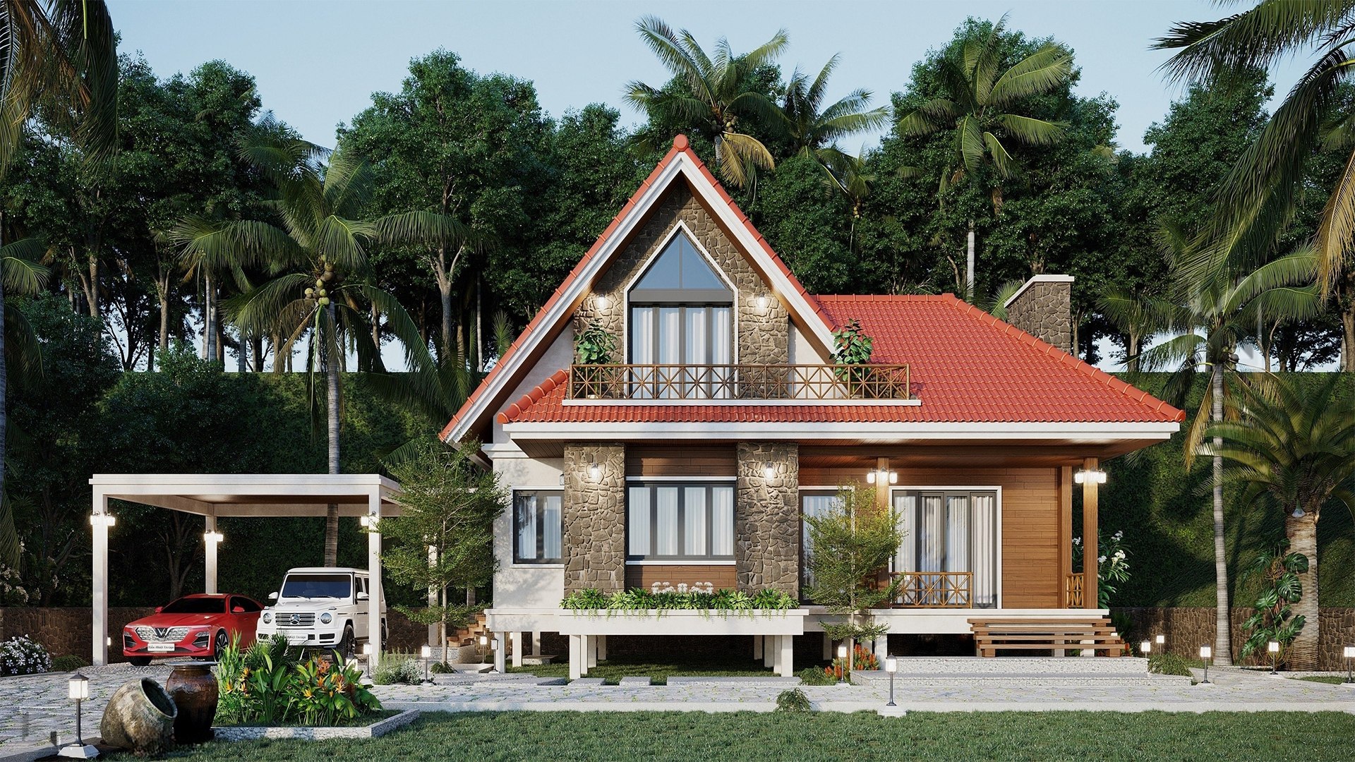 Homestay Resort House 02 - SuperCAT 3D - TurboSquid 2135453