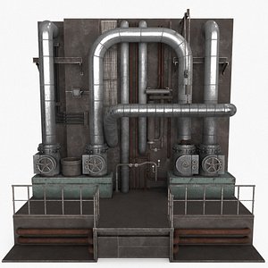 3D Industrial Pipes v5