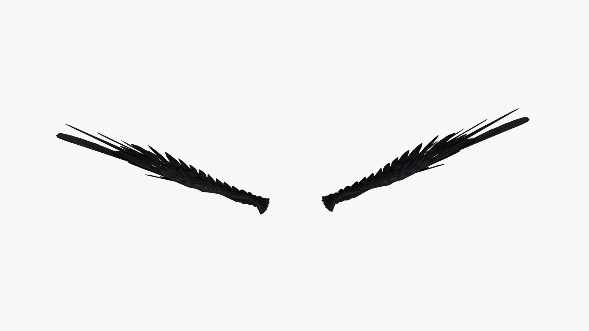 Angel Wings Black - Low poly 3D model https://p.turbosquid.com/ts-thumb/4r/NdntD8/lX/05/jpg/1673579416/1920x1080/fit_q87/0c394397ee91ff7e29e69c77ee445fa89685a1f6/05.jpg