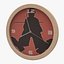 Charlie Chaplin Horloge Murale 01
