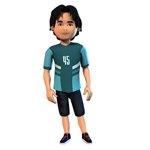 Lowpoly Boy Set F