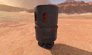 3D robot bot character model