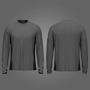 3D Male Long-Sleeve T-Shirt