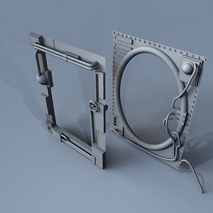steampunk picture frames 3d max