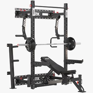 ATX Wall-Mount Folding Half Rack FBR-750 3D model