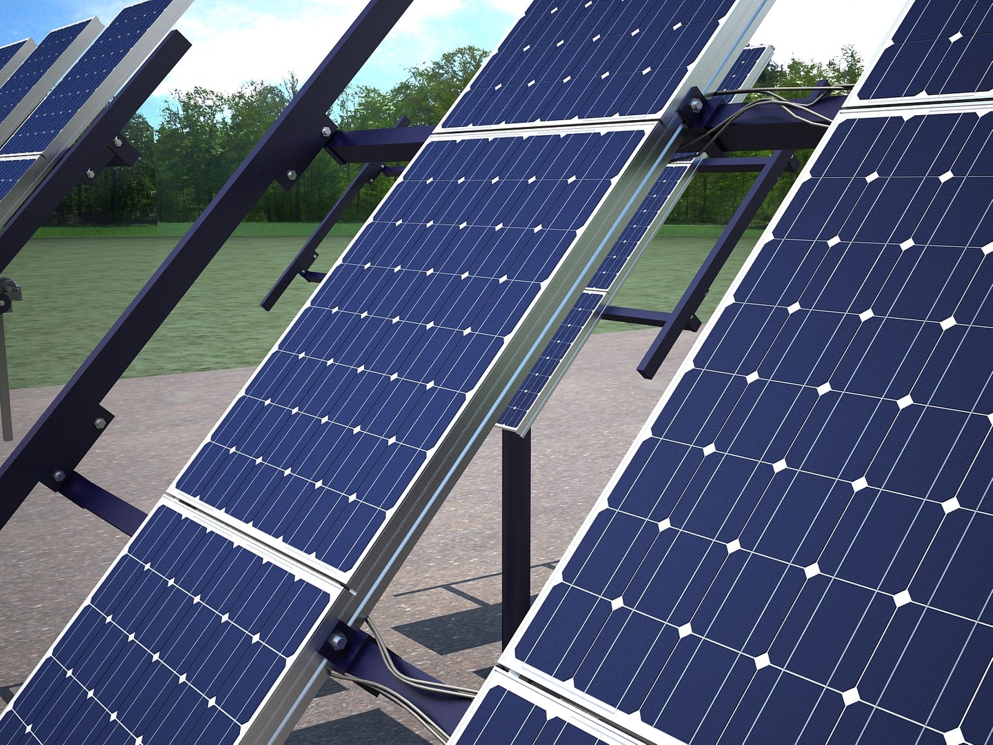 Maya Solar Panel Traking
