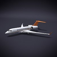 Bombardier 5000 global business jet