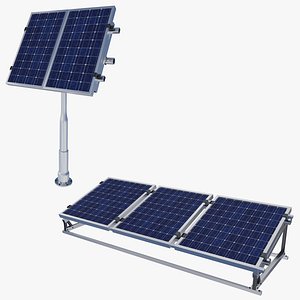 3D Solar Panel Collection model