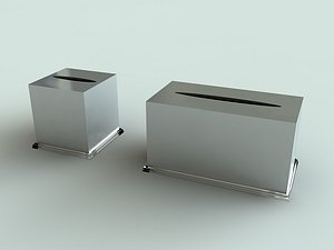 tissue box holders solaris 3d model