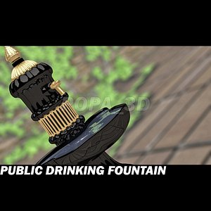 public drinking fountain