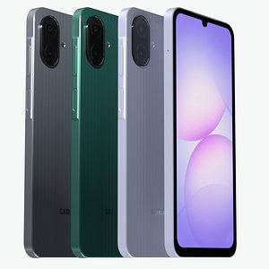 3D Samsung Galaxy A07 All Colors model
