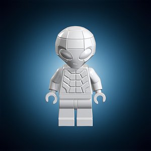 3D LEGO Alien Figurine 3D Print Model