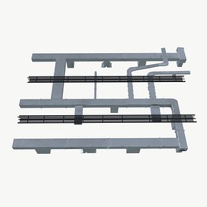 AC duct 3D model