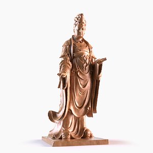 Buddhist Statues 054 3D model