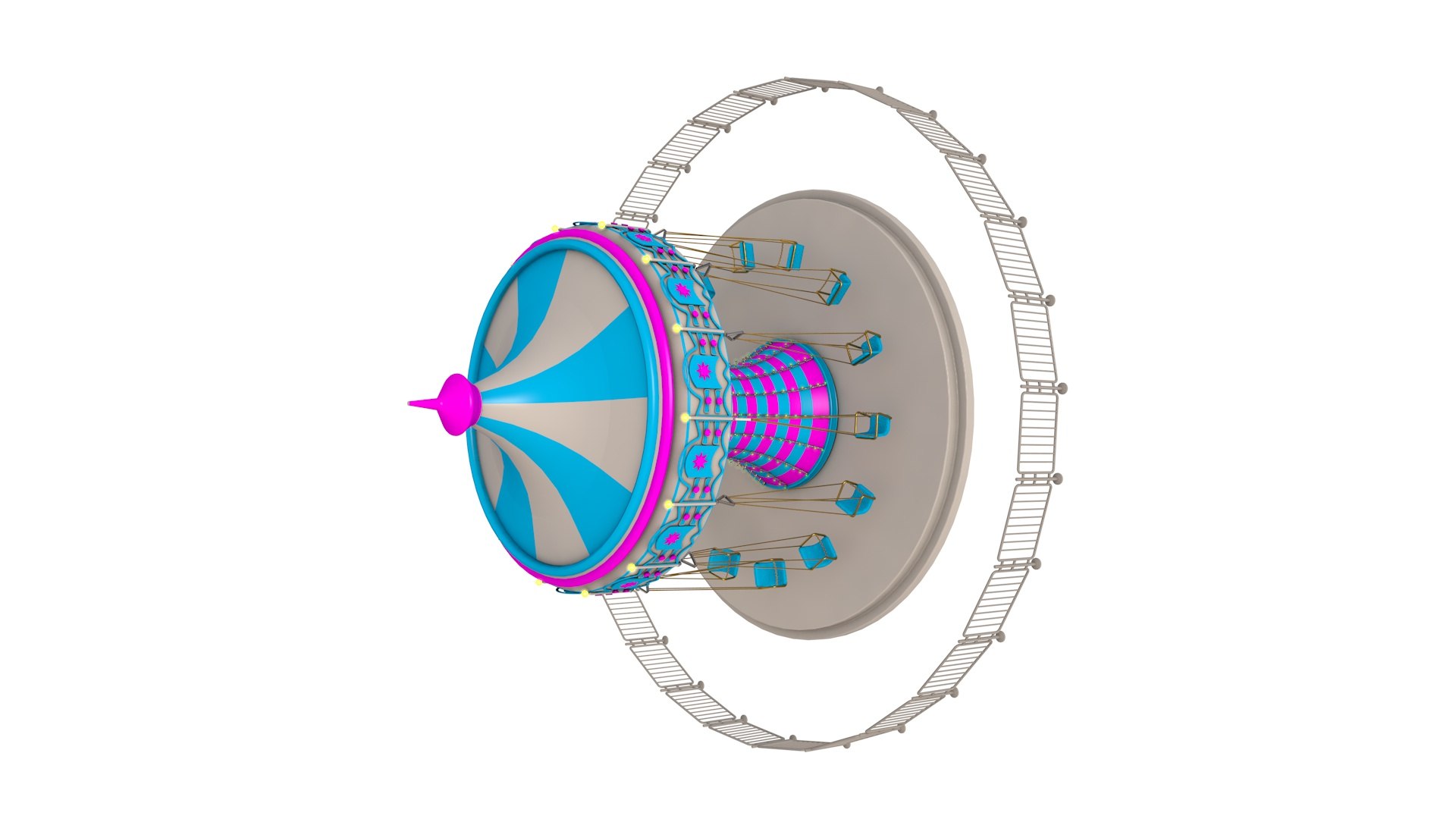 3D Model Funfair Ride - TurboSquid 1879758
