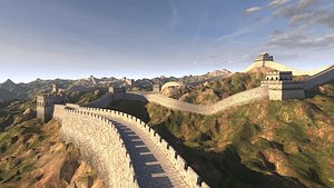 great wall china 3D