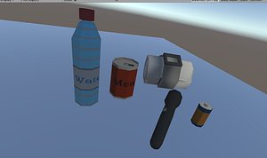 3D items bandage battery