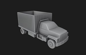 Box Truck Planter 3D model