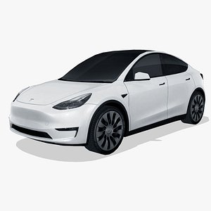 3D Tesla Model Y 2021 model