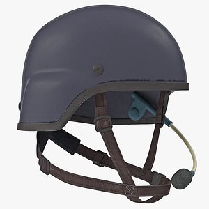 tactical helmet headset 3d model