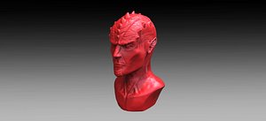 demon bust 3D model
