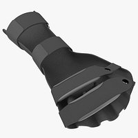 Hand Orthosis with Fingers Black