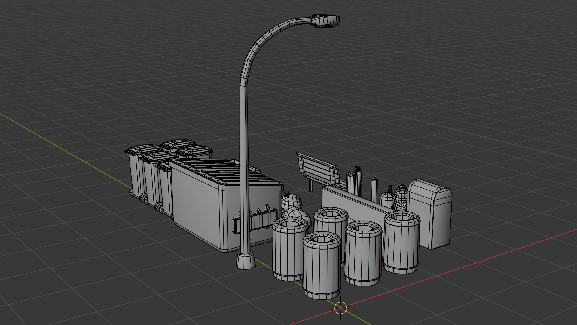 3D Street Props Pack with PBR Maps model https://p.turbosquid.com/ts-thumb/4s/ADhL2t/DR/streetpropswireframe5/png/1756718950/1920x1080/fit_q87/de352ccc510e364cd9567938c206af0afdf374cc/streetpropswireframe5.jpg