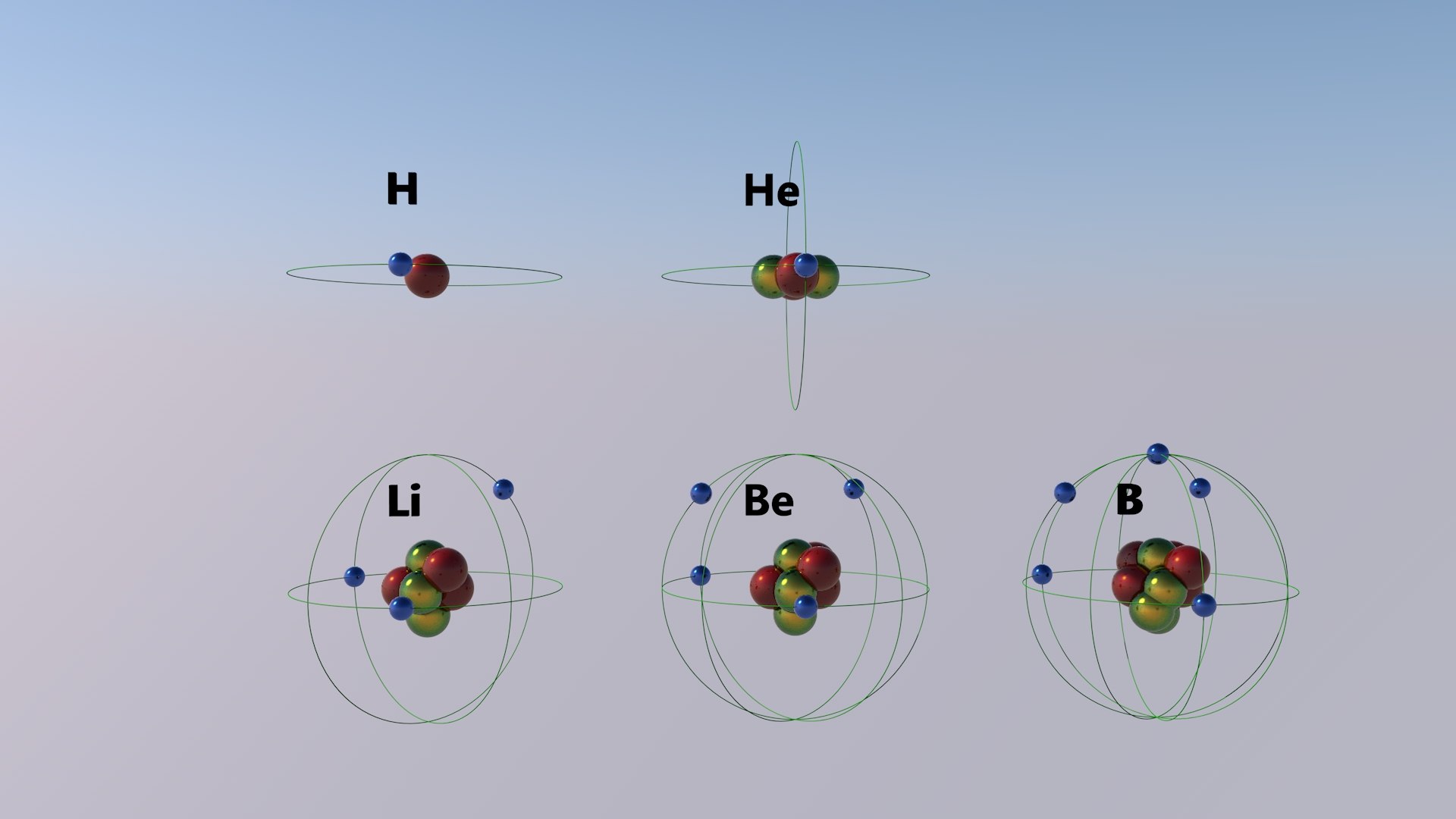 原子结构3d模型