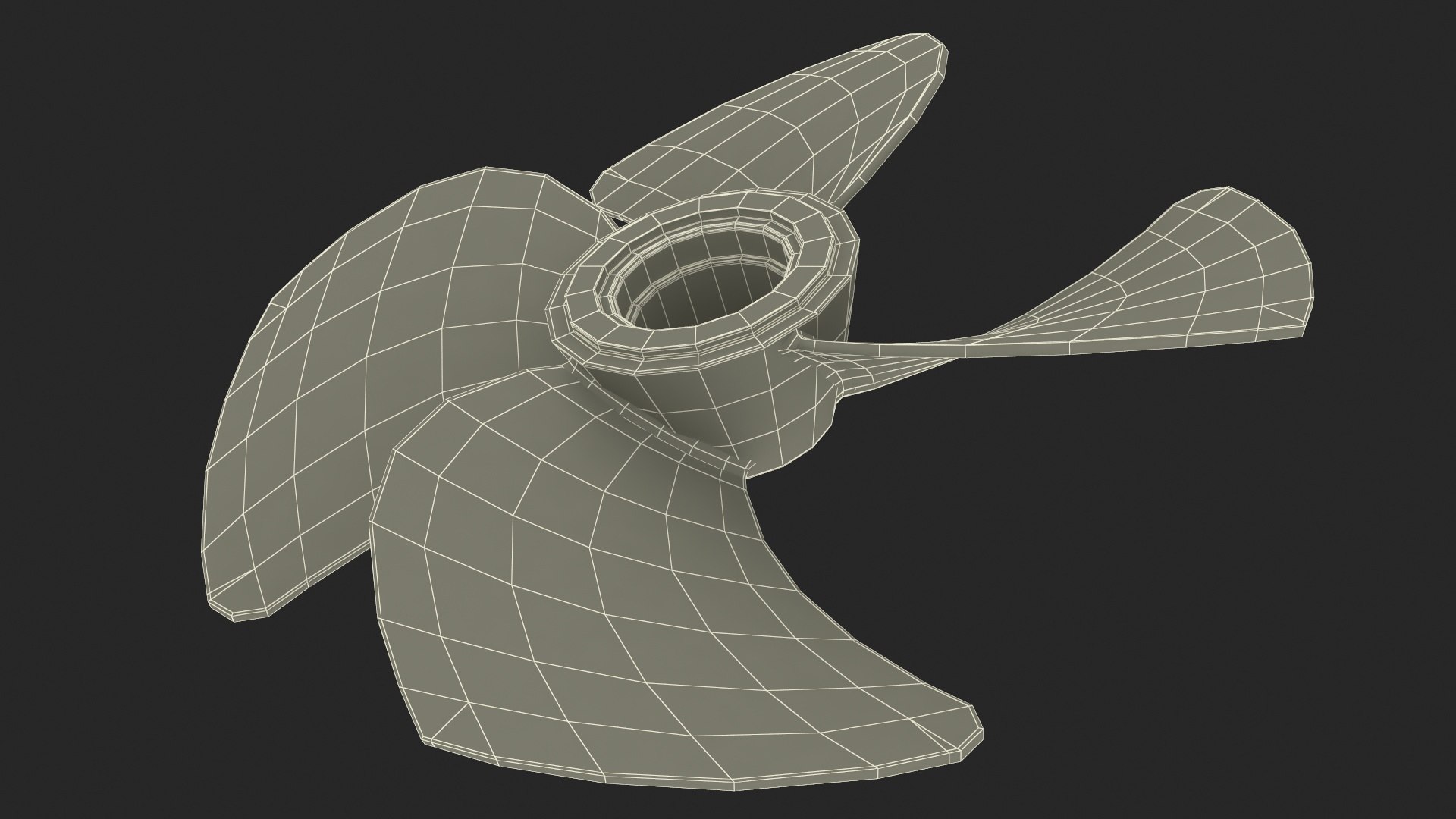 3D Rudder Propeller - TurboSquid 2219323