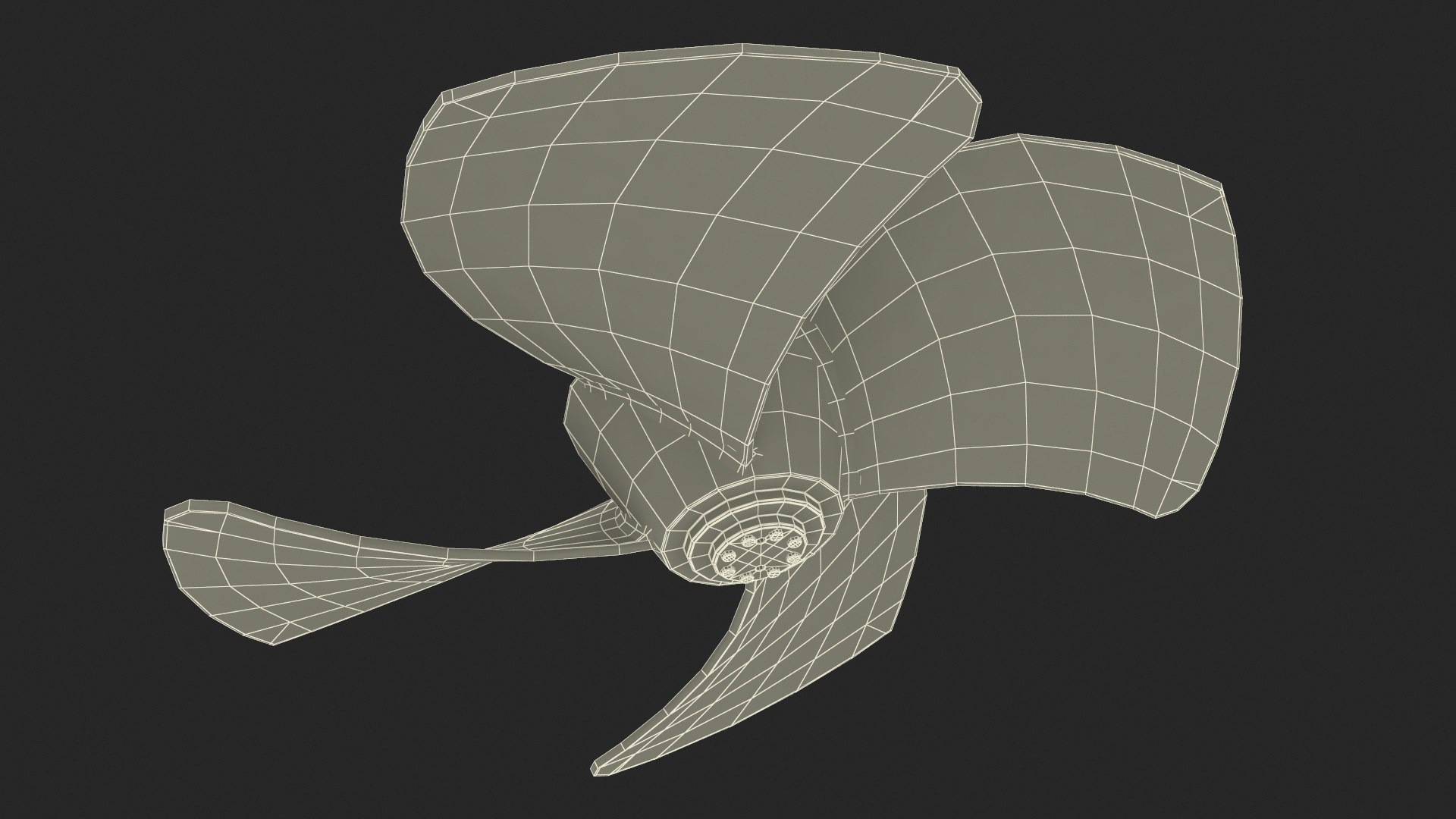 3D Rudder Propeller - TurboSquid 2219323