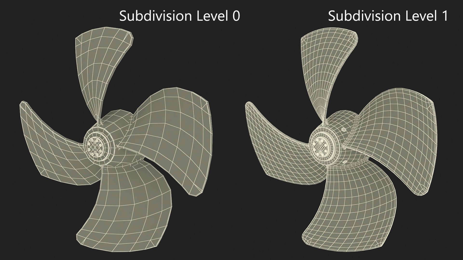 3D Rudder Propeller - TurboSquid 2219323