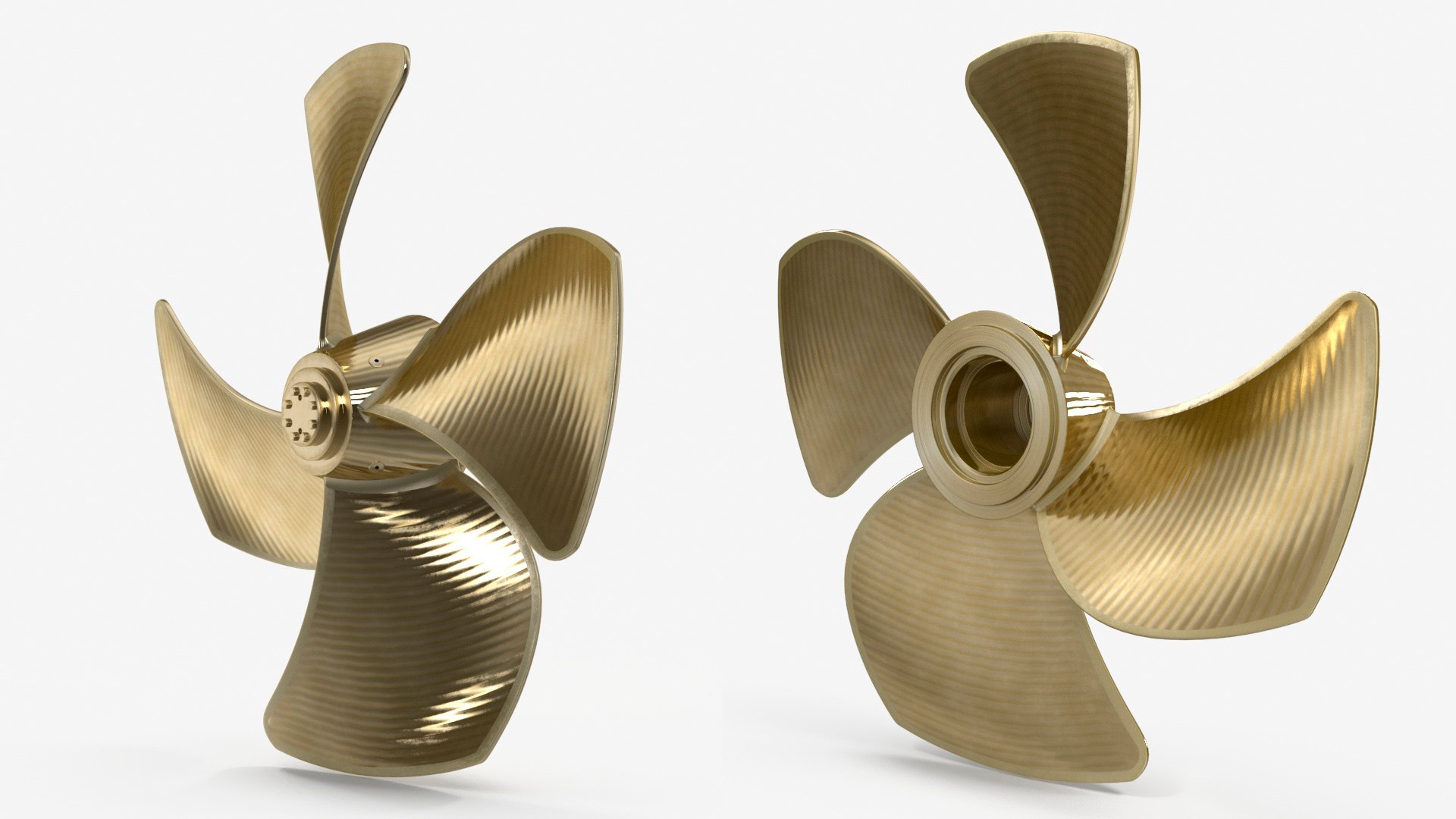 3D Rudder Propeller - TurboSquid 2219323