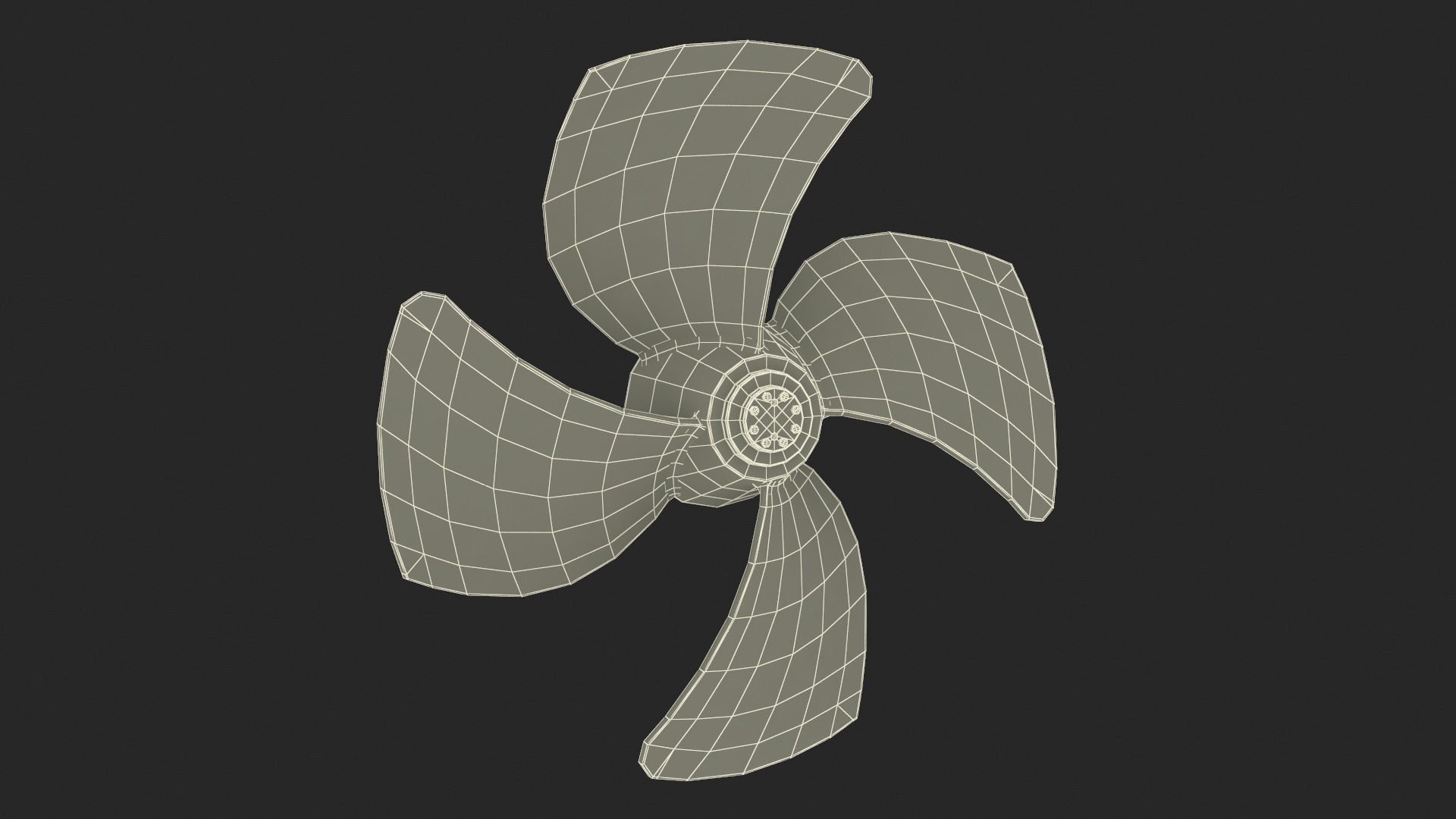 3D Rudder Propeller - TurboSquid 2219323
