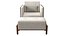 Alessandra Delgado Lina Armchair with Ottoman